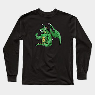 Dragon Illustration Long Sleeve T-Shirt